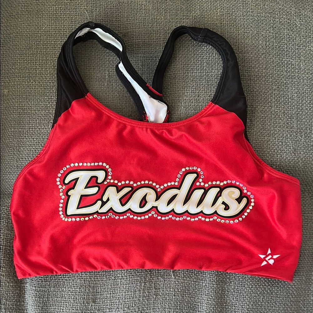 Red Exodus Sports Bra